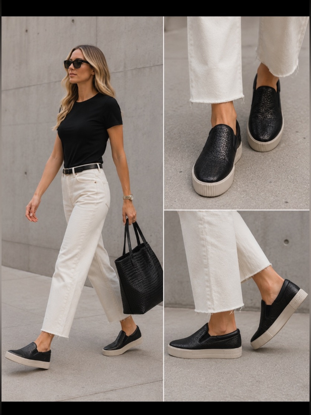 *Ash - platform - leather designer loafers - black & metallic